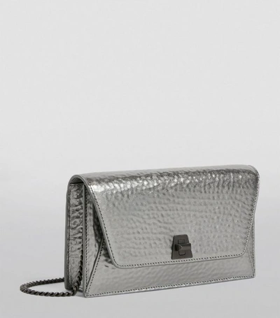 Shop Akris Hammered Leather Anouk Bag