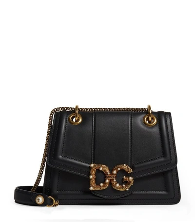 Shop Dolce & Gabbana Embellished Leather Bag