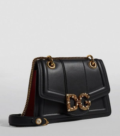 Shop Dolce & Gabbana Embellished Leather Bag