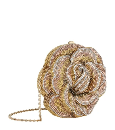 Shop Judith Leiber Rose Golden Clutch Bag