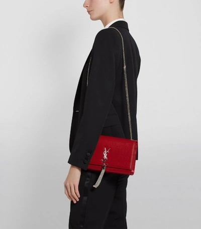 Shop Saint Laurent Medium Kate Shoulder Bag In 6805