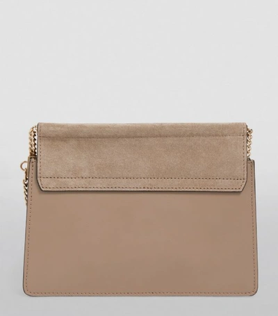 Shop Chloé Mini Leather Faye Chain Bag