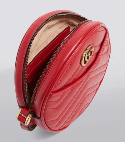 Shop Gucci Leather Marmont Matelassé Wrist Wallet