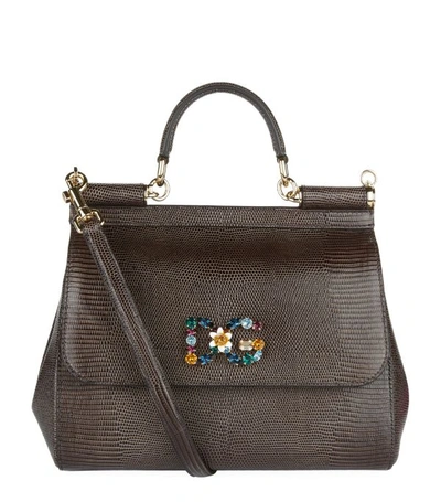 Shop Dolce & Gabbana Medium Sicily Top-handle Bag In Multi