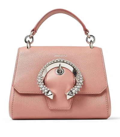 Shop Jimmy Choo Small Leather Madeline Top Handle Bag