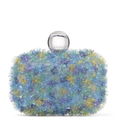 Shop Jimmy Choo Embellished Cloud Clutch Bag