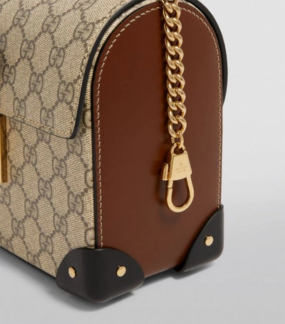 Shop Gucci Gg Supreme Padlock Shoulder Bag