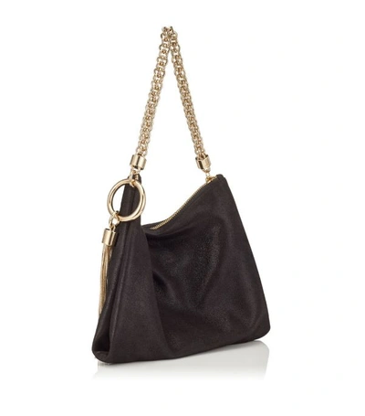 Shop Jimmy Choo Leather Callie Clutch Bag In Black