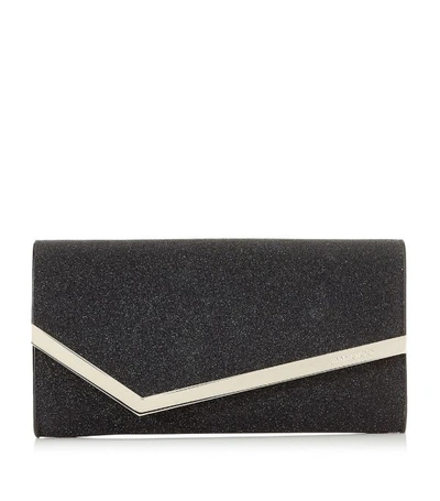 Shop Jimmy Choo Glitter Emmie Clutch Bag