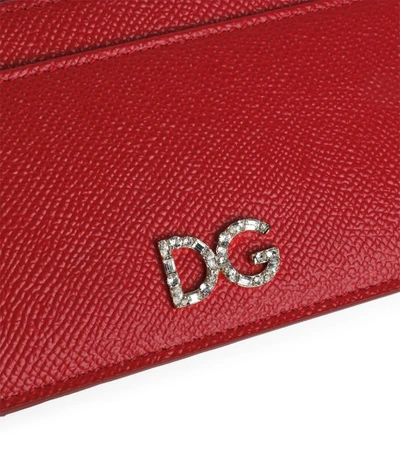 Shop Dolce & Gabbana Leather Zipped Card Holder