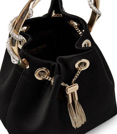 Shop Jimmy Choo Embellished Bon Bon Top-handle Bag