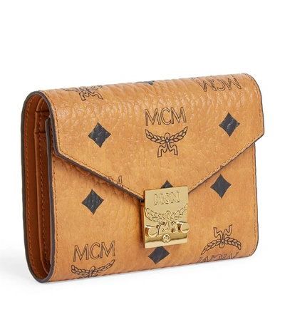 Shop Mcm Small Patricia Visetos Wallet