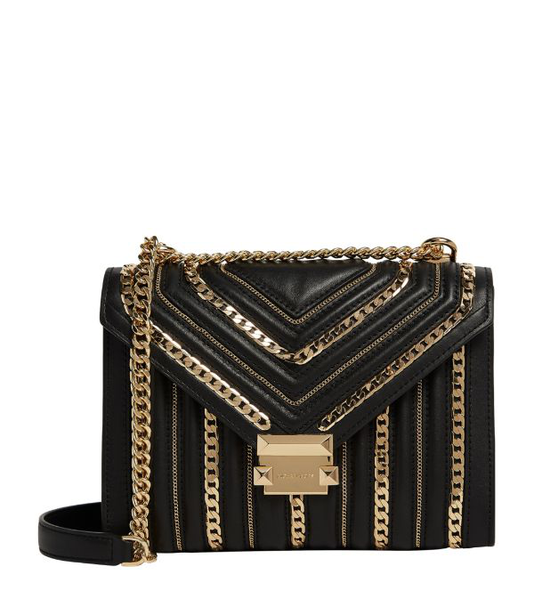 michael kors whitney black and gold