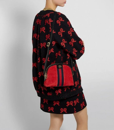 Shop Gucci Small Ophidia Shoulder Bag
