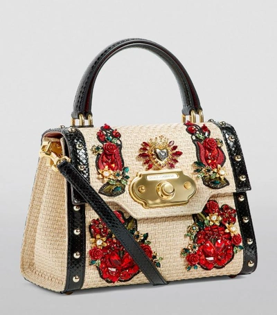 Shop Dolce & Gabbana Medium Leather Welcome Bag