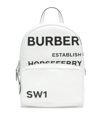 Shop Burberry Coated Canvas Horseferry Backpack