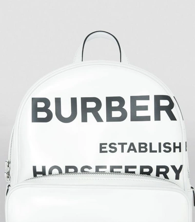 Shop Burberry Coated Canvas Horseferry Backpack