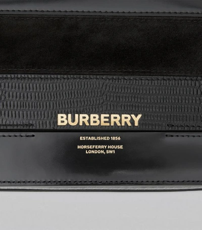 Shop Burberry Small Panelled Leather Grace Shoulder Bag