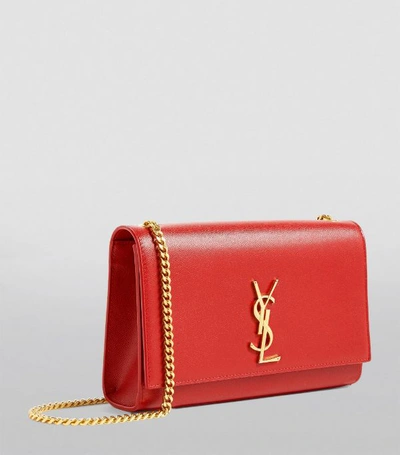 Shop Saint Laurent Medium Leather Kate Shoulder Bag