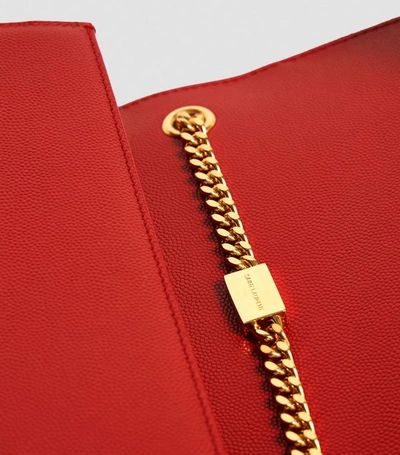 Shop Saint Laurent Medium Leather Kate Shoulder Bag