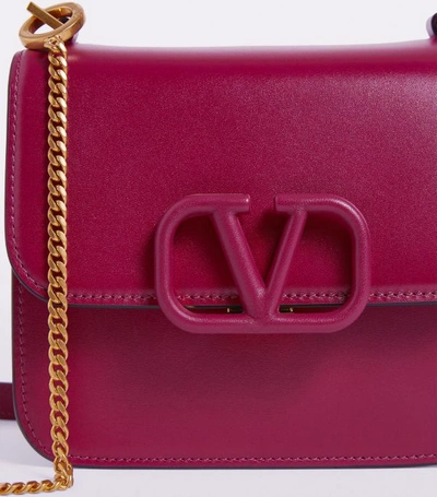 Shop Valentino Garavani Small Leather Vsling Shoulder Bag