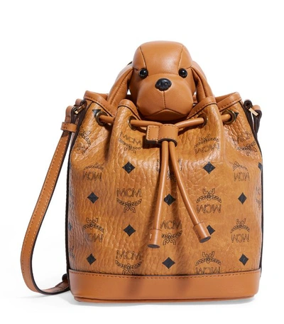 Shop Mcm Dog Drawstring Bag