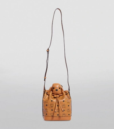 Shop Mcm Dog Drawstring Bag