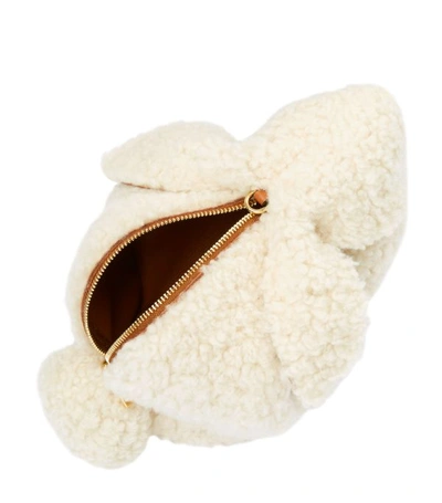 Shop Loewe Mini Shearling Bunny Bag