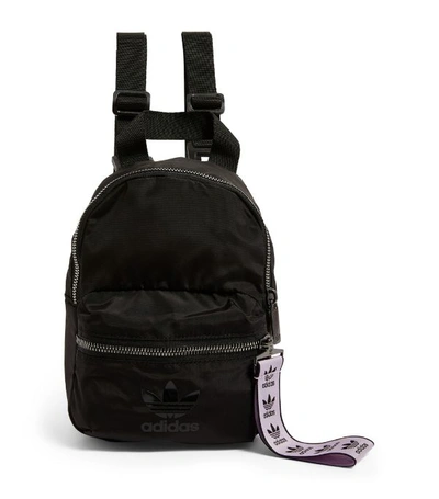 Adidas Originals Mini Nylon Backpack In Black | ModeSens