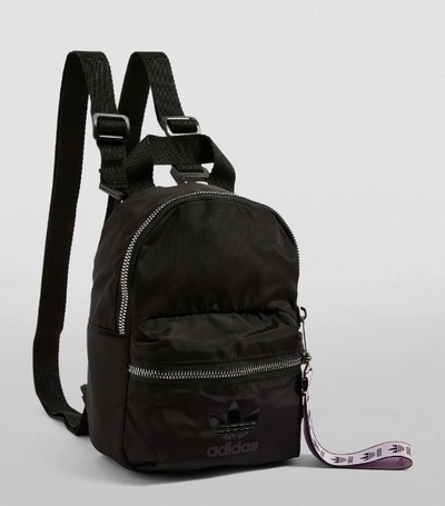 Adidas Originals Mini Nylon Backpack In Black | ModeSens