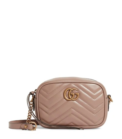 Shop Gucci Mini Gg Marmont Matelassé Shoulder Bag