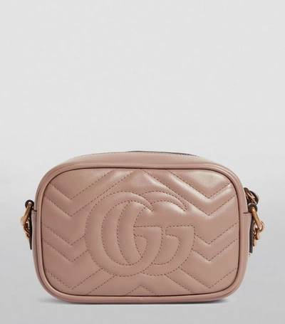 Shop Gucci Mini Gg Marmont Matelassé Shoulder Bag