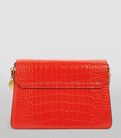 Shop Givenchy Small Embossed Leather Gv3 Shoulder Bag
