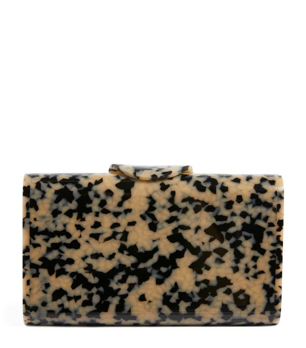 tortoise shell clutch bag