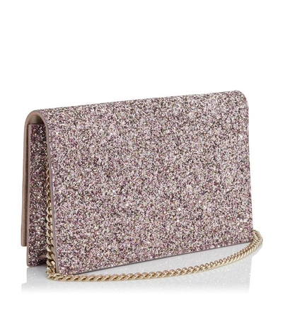 Shop Jimmy Choo Glitter Florence Clutch