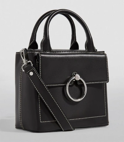 Shop Claudie Pierlot Small Leather Saddle Stitch Bag