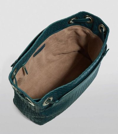 Shop Bottega Veneta Medium Leather Garda Bag
