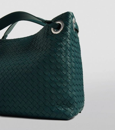 Shop Bottega Veneta Medium Leather Garda Bag