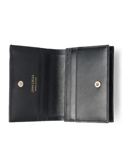 Shop Jimmy Choo Leather Hanne Bifold Wallet