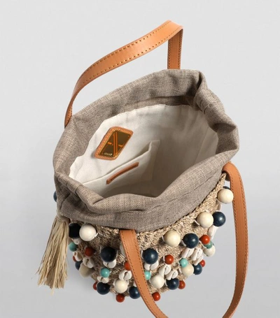 Shop Aranaz Embellished Octo Bucket Bag