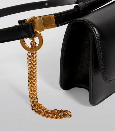 Shop Valentino Garavani Leather Vsling Belt Bag