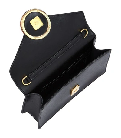 Shop Fendi Leather Logo Belt Bag