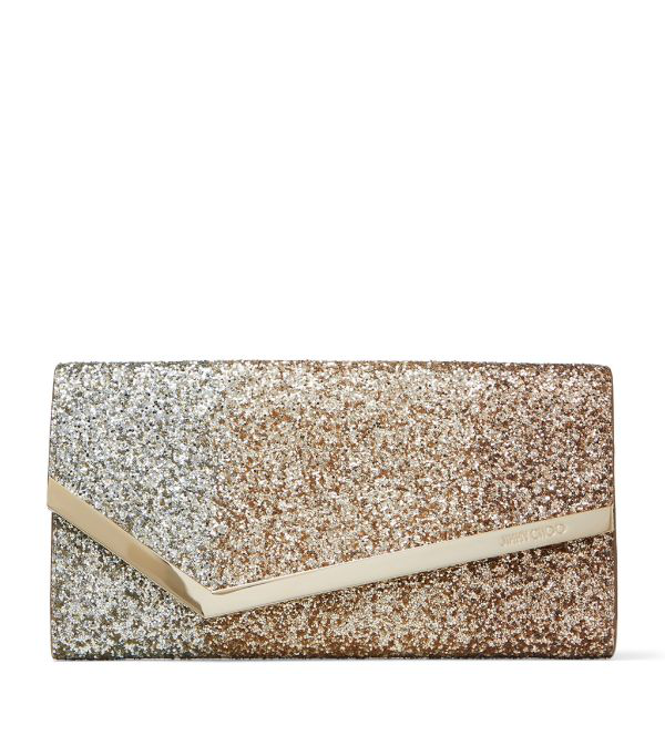 rose gold evening bag