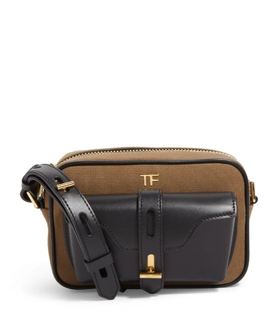 Shop Tom Ford Canvas T Twist Camera Bag