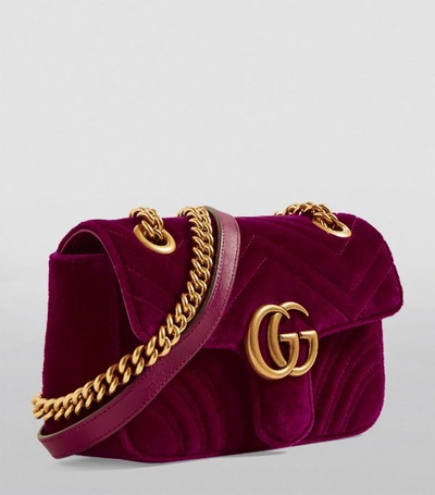 Shop Gucci Mini Marmont Matelassé Shoulder Bag