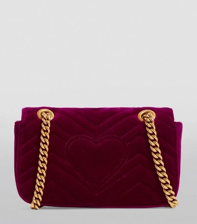 Shop Gucci Mini Marmont Matelassé Shoulder Bag