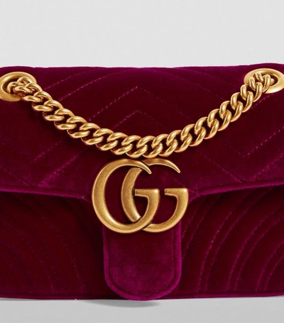 Shop Gucci Mini Marmont Matelassé Shoulder Bag