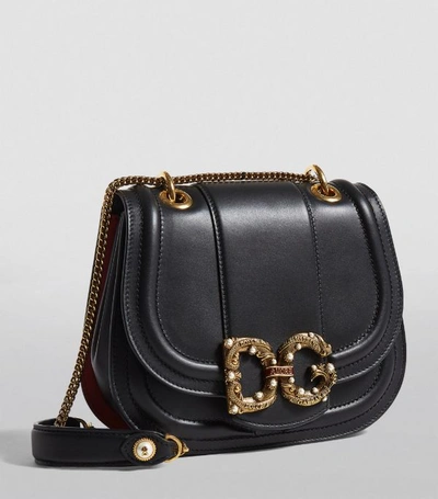 Shop Dolce & Gabbana Leather Amore Bag