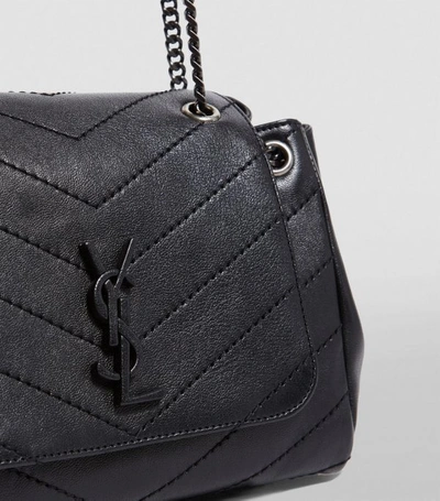 Shop Saint Laurent Medium Nolita Shoulder Bag In Black