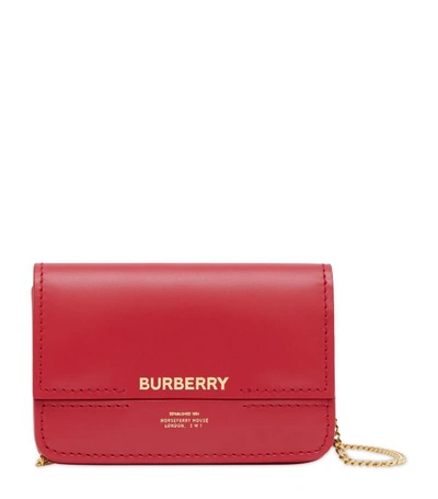 Shop Burberry Chain Strap Card Case